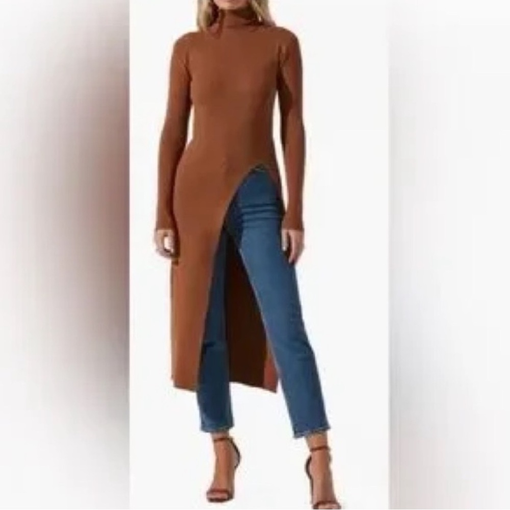 ASTR turtle neck sweater dress